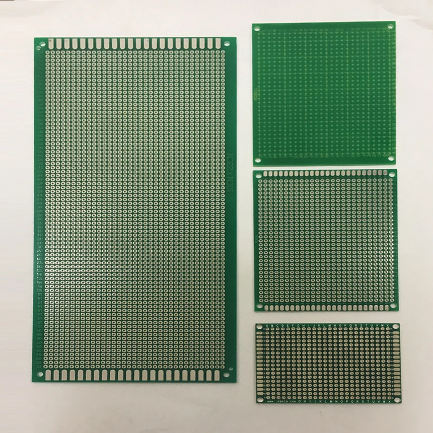 30*40cm 30x40cm 50*50cm 50x50cm 1.5mm Thickness Single Side Green Fiber Glass Tin Spray FR4 Hole Weld Test Universal PCB Board