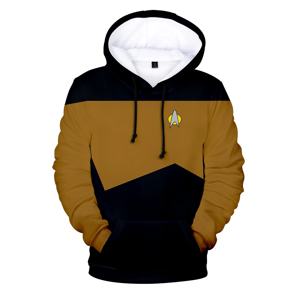 Hot Movie Star trek 3D Hoodies Sweatshirts Fashion Long Sleeve Clothes Star trek cosplay hoodies Plus Size Men/Women streetwear