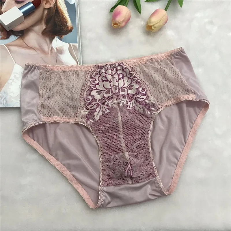 Sissy Men's Underwear Soft Breathable Mid Waist Briefs Comfortable Cool Gay Sexy Underwear Men Panties Slips