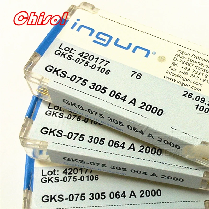 Agulha para teste original ingun 100 com agulha de mola embutida