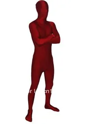 Purplish Red Fullbody Tight Spandex Zentai Suit