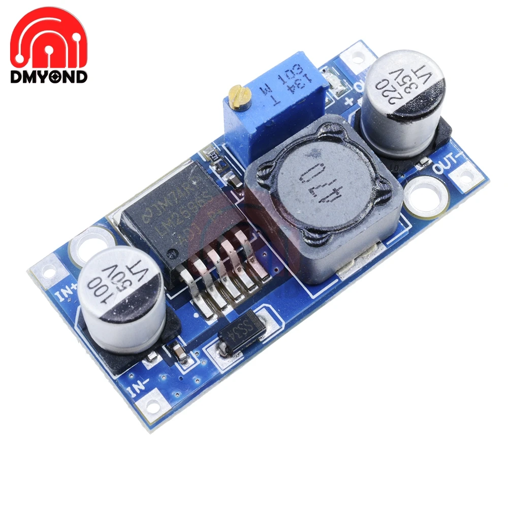 DC 12V 3.3V LM2596 Buck Converter Step Down Module LM2596 Power Supply Adjustable Power Voltage Regulator Step-down Transformer