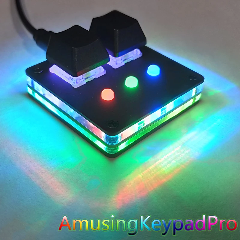 

Amusingkeypad Pro OSU Muse Dash Mini Multimedia Hotkey Audio Game Keyboard Touch Pad