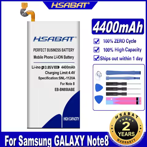 HSABAT 4400mAh EB-BN950ABE Battery for Samsung GALAXY Note8 / Note 8 / N9500 N9508 N950D N950F N950FD N950J N950N N950U N950W