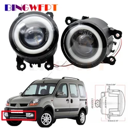 Fog Light Assembly For Renault Kangoo Grand Kangoo 2007-2015 Car H11 LED Lens Fog Lamp Daytime Running Light