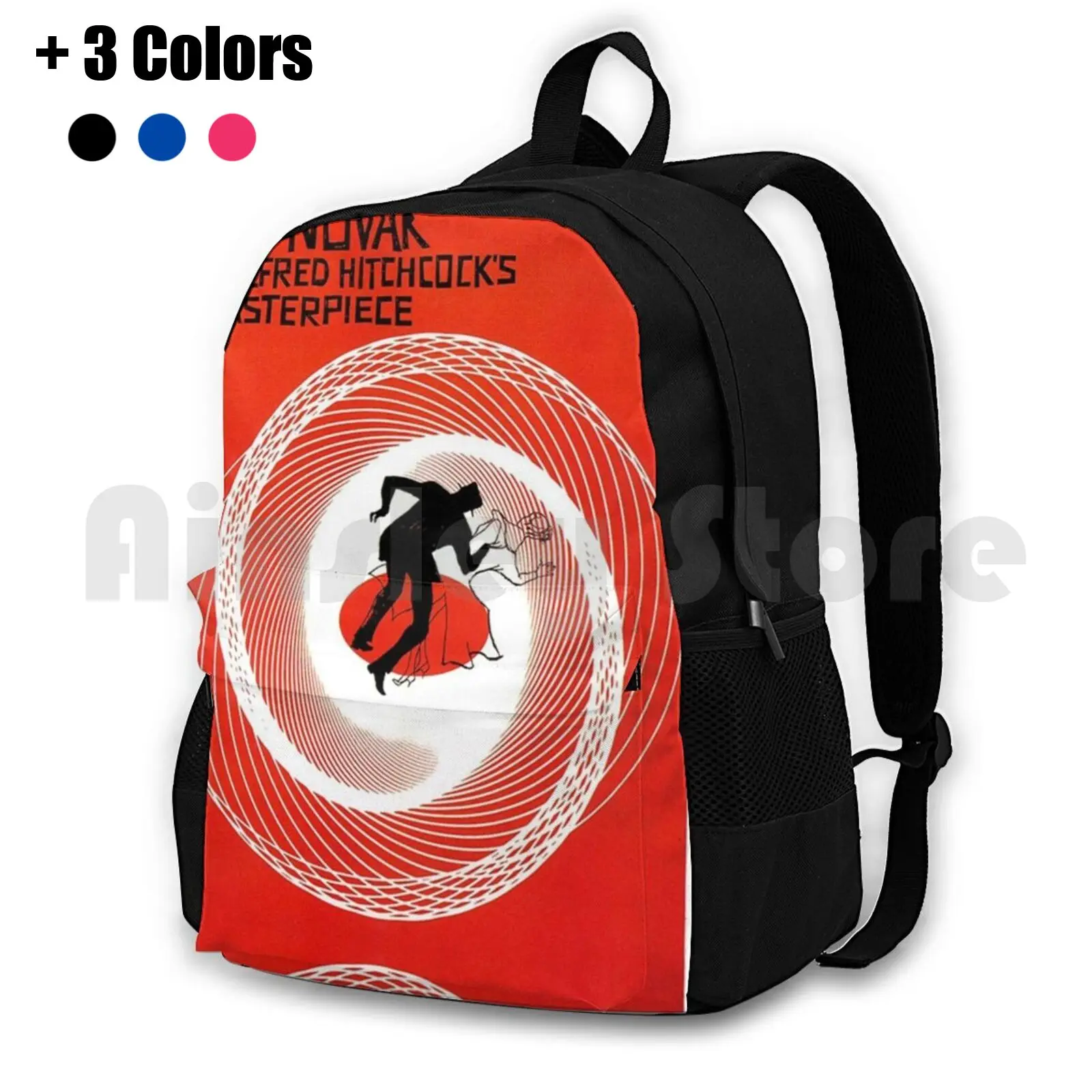 Vertigo Outdoor Hiking Backpack Waterproof Camping Travel Movie Movies Film Films 50s 60s 70s 80s 90s 1950s 1960s 1970s 1980s