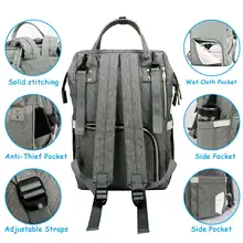 Waterproof Diaper Backpack with USB #3