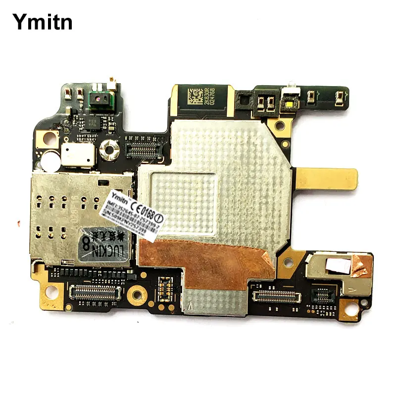 Ymitn Unlocked Main Board For Xiaomi Mi A2 6X Mainboard Motherboard With Chips Circuits Logic Board Flex Cable