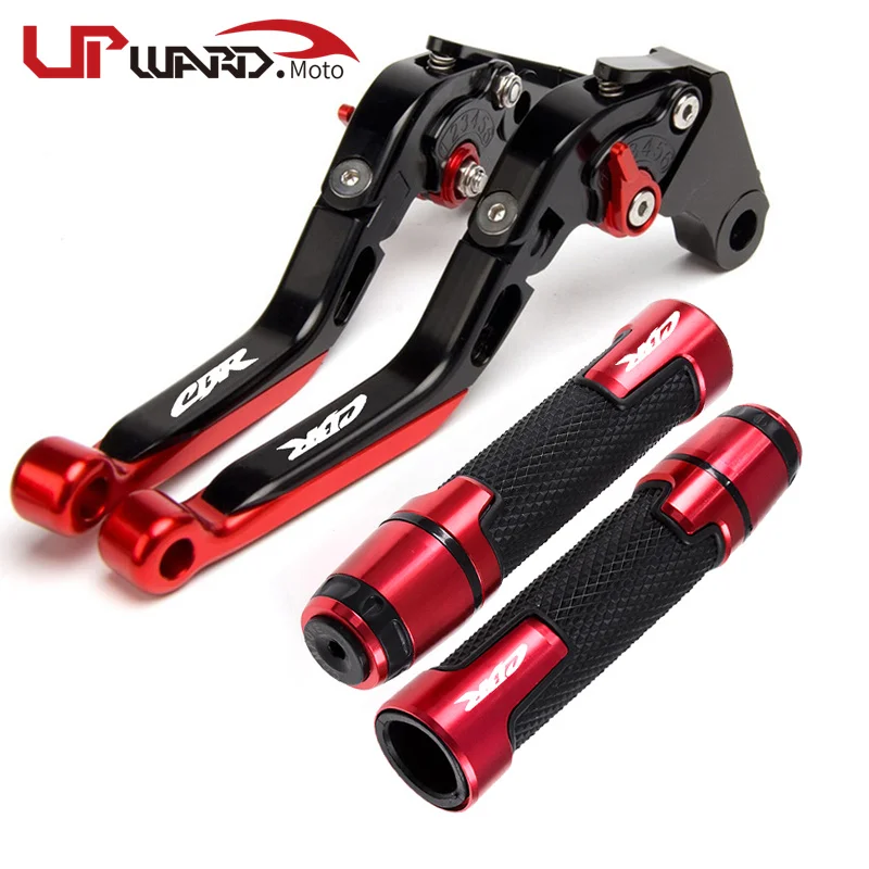 For HONDA CBR600 CBR 600 F2 F3 F4 F4i 1991-2007 CBR900RR 1993-1999 Motorcycle CNC Brake Clutch Lever+22MM Handle Grips Handleba