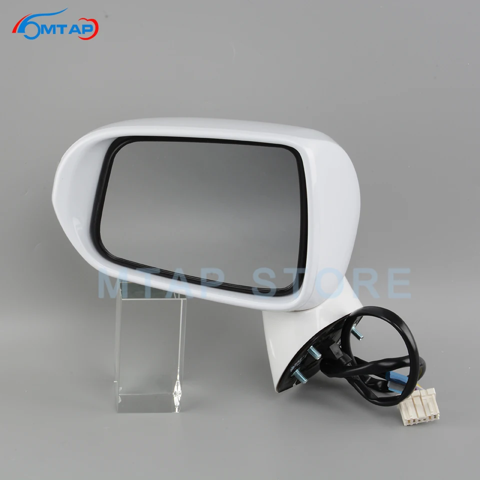 MTAP Car Exterior Door Rearview Mirror Assy For Honda Jazz FIT GD 2005 2006 2007 2008 For City 2007 2008 5-PINS With LED Light