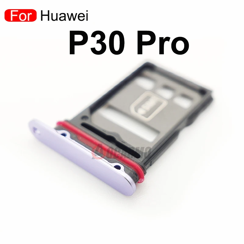 For Huawei P30 Pro SIM Card Tray Holder Micro SD Slot Socket Adapter Replacement Parts