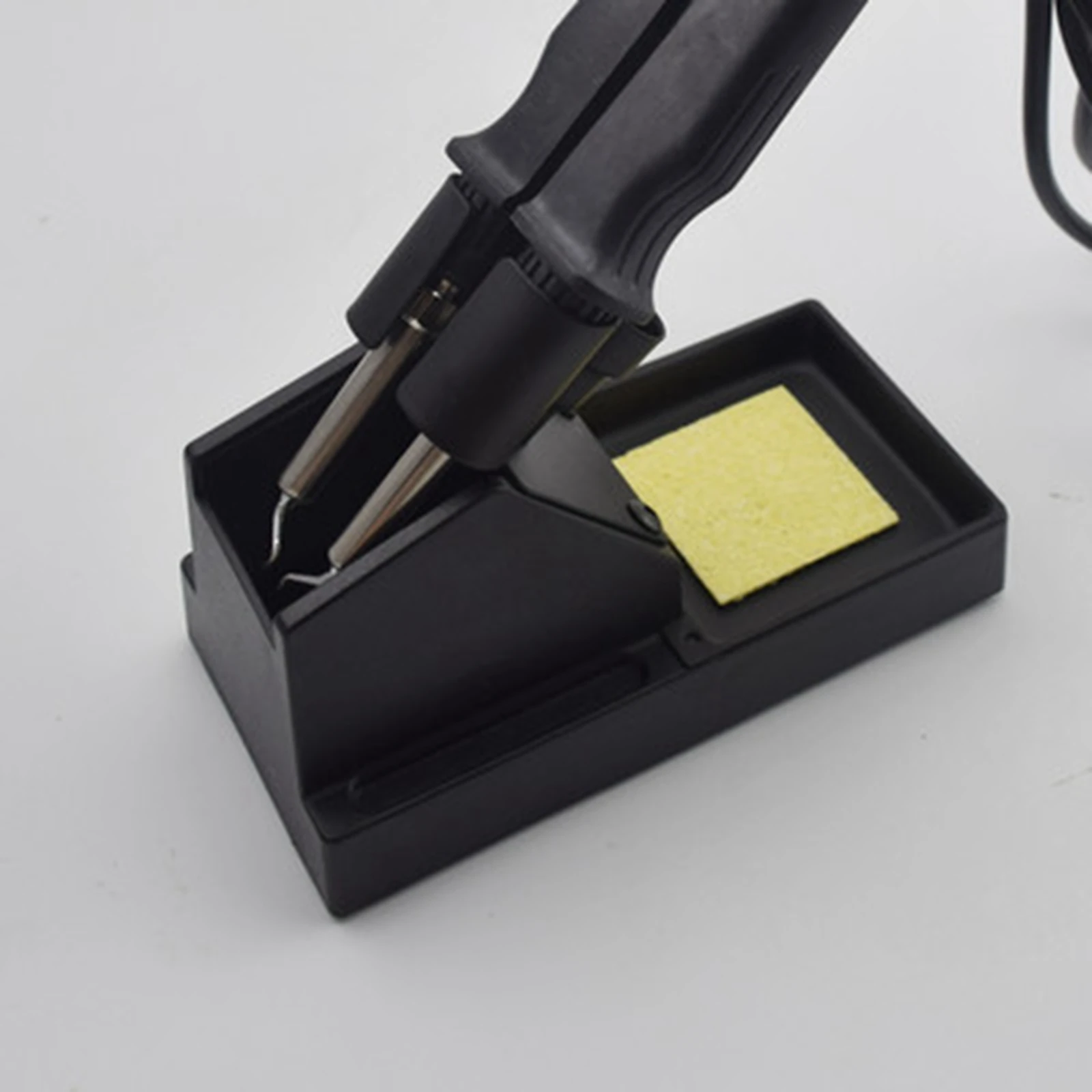 24V Double Soldering Iron Soldering Station Electric Heating Soldering Iron Clamp Tweezers Ceramic Heating Double Core