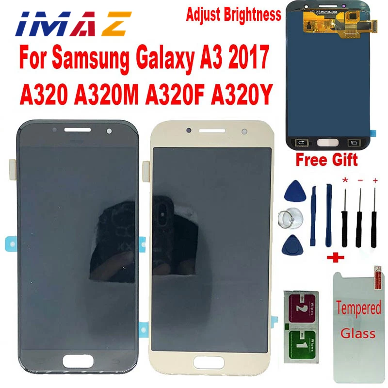 

IMAZ TFT 4.7" For Samsung Galaxy A3 2017 LCD A320 SM-A320F A320M A320Y LCD Display Touch Screen Digitizer Assembly For A320 LCD