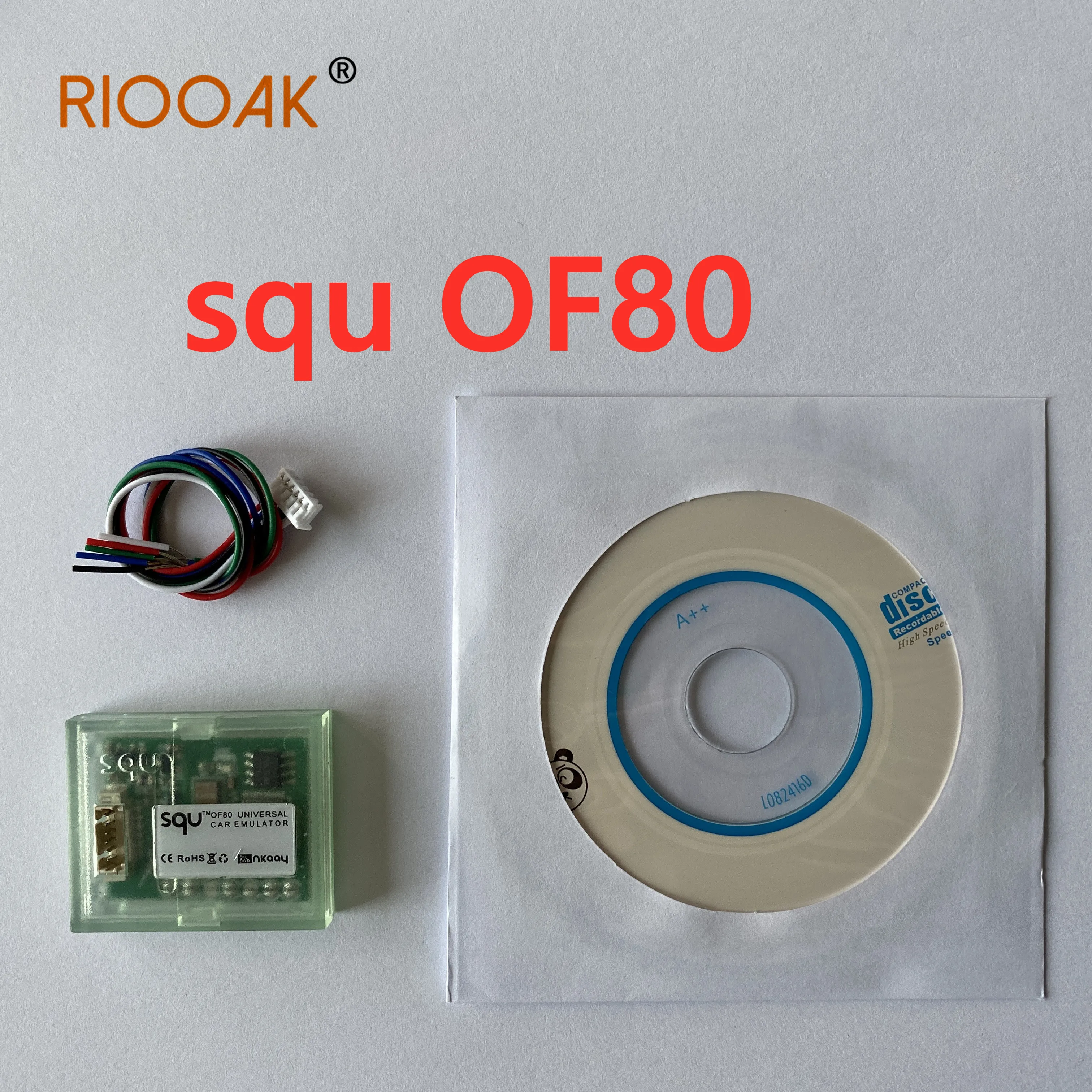 RIOOAK squ OF80 Universal Car Emulator For IMMO OFF/ON|Seat Occupancy |Tacho Programs For VAG /Seat/Skoda/Audi Diagnostic Tool