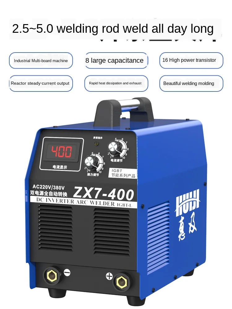 

Industrial Grade Welding Machine 315 400 Dual Voltage Household 220v Three-Phase 380v Double-Use Portable Small All Copper Made