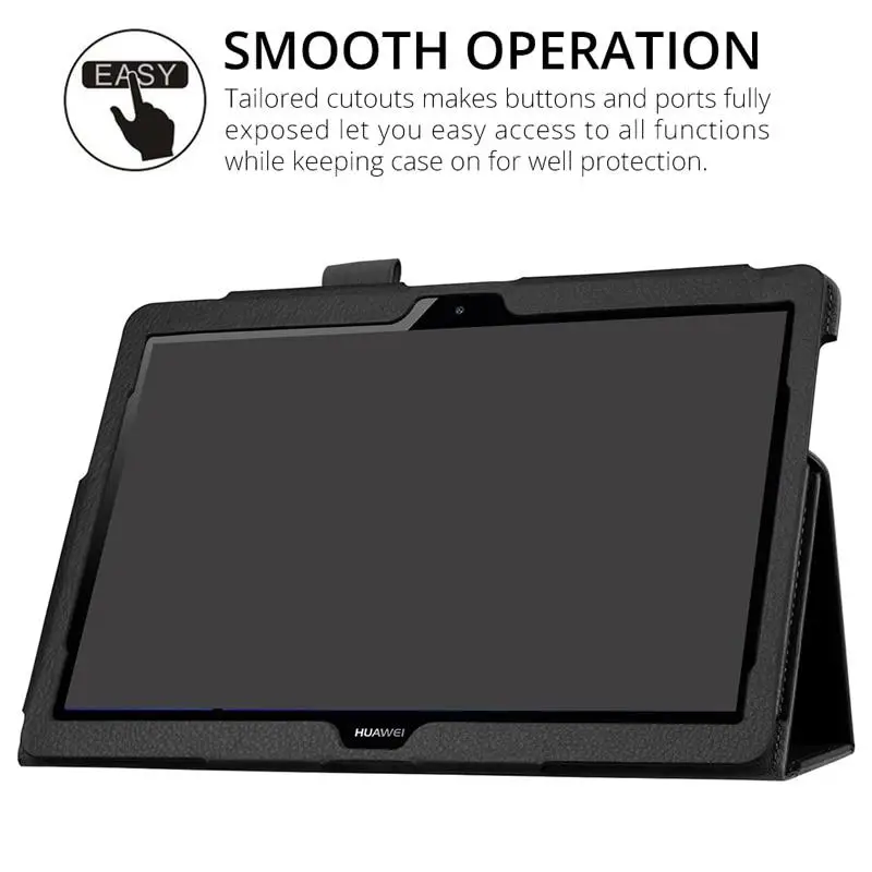 Чехол для Huawei MediaPad T5 10 T3 9,6 M5 Lite 10,1 M6 10,8 Тонкий складной чехол-подставка-держатель для планшета Matepad Pro 10,8 дюйма wlan/4G Чехол для Huawei MediaPad T5 10 T3 9,6 M5 Lite 10,1 M6 10,8 Тонкий складной чехол-подставка-держатель для планшета Matepad Pro 10,8 дюйма wlan/4G