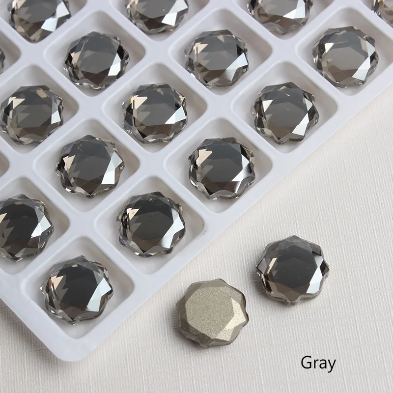 Round Shape Mirror Surface Rhinestones Nail art Flatback Sewing Rhinestones Shiny Crystals Stones Sew On Rhinestones For Clothes