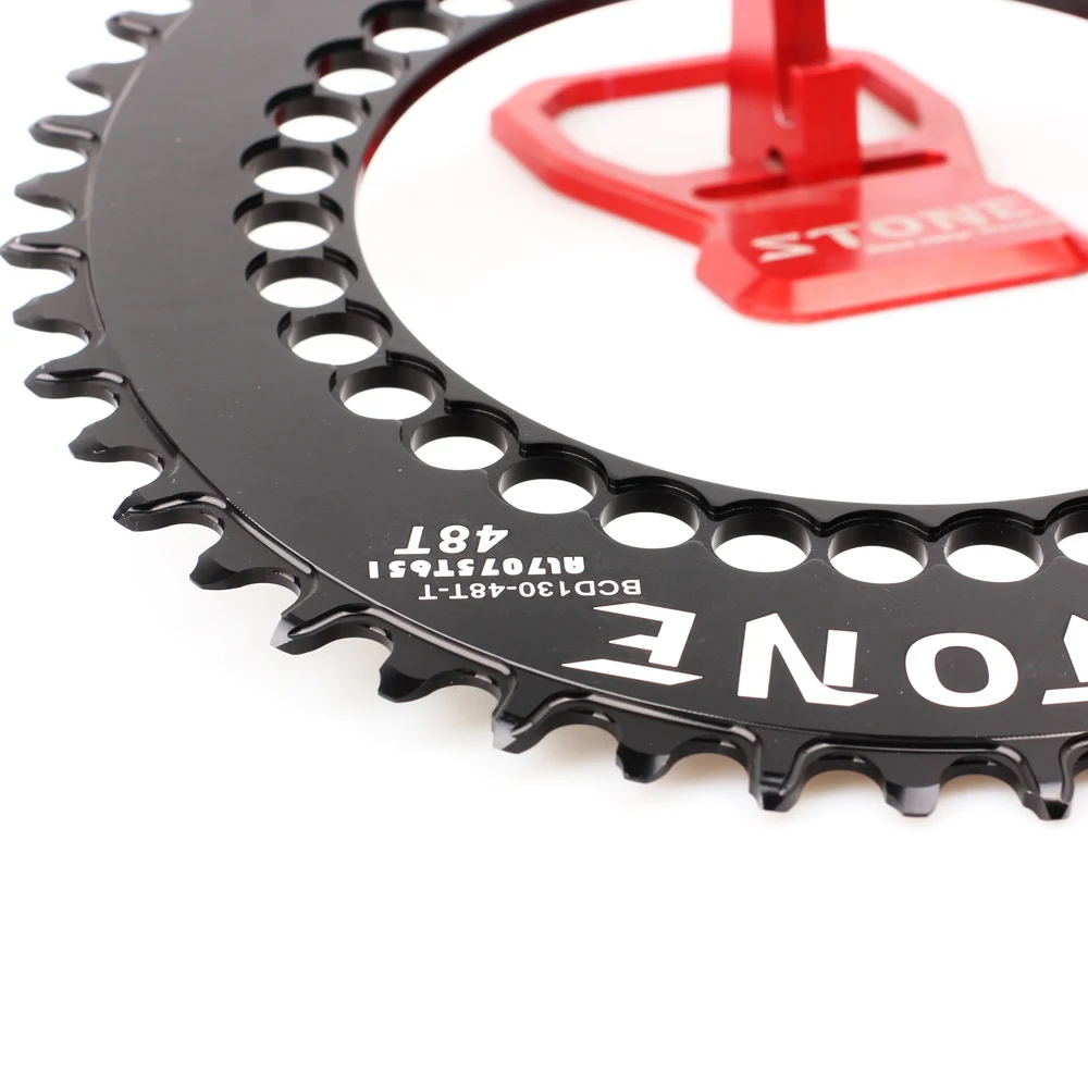 Stone Oval Aero Chainring BCD 130mm 5 Arms for Brompton Fnhon Folding Bike AXS 12 SPEED 5700 6700 Chainwheel bcd130 Chain Ring