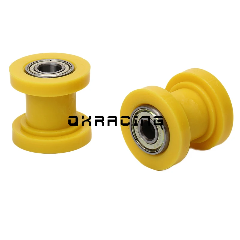 Motorrad 8/10mm Antriebskette Roller Pulley Rad Slider Spanner Rad GuideFür Enduro Motocross Pit Dirt Bike ATV CRF CR XR – Detail 5