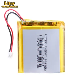 Batteria ricaricabile LiPo JST XHR 2.0mm 2pin 3.7V 4000mah 125054 polimero di litio per Mp3 Mp4 Mp5 fai da te