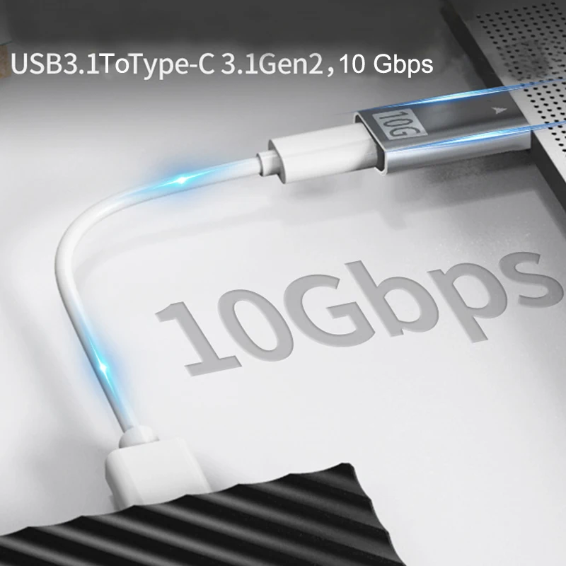 محول USB C إلى USB 3.1 نوع A ذكر إلى نوع C موصل محول Thunderbolt 3 10 Gbps Type-c شحن نقل البيانات