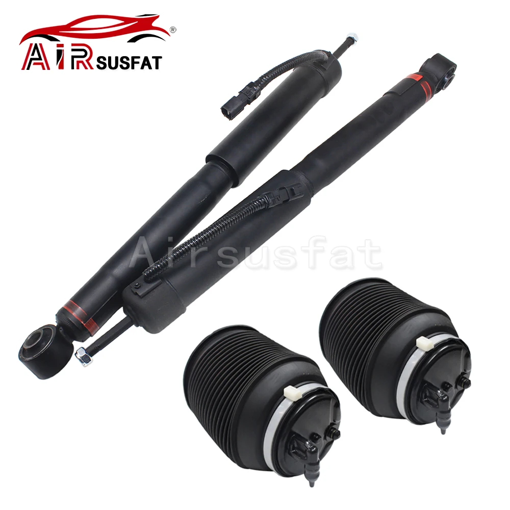 

4pcs Rear Air Suspension Shock Strut + Air Spring Bag For GX470 Toyota Land Cruiser Prado 120 4853069485 48080-35011 48080-35012