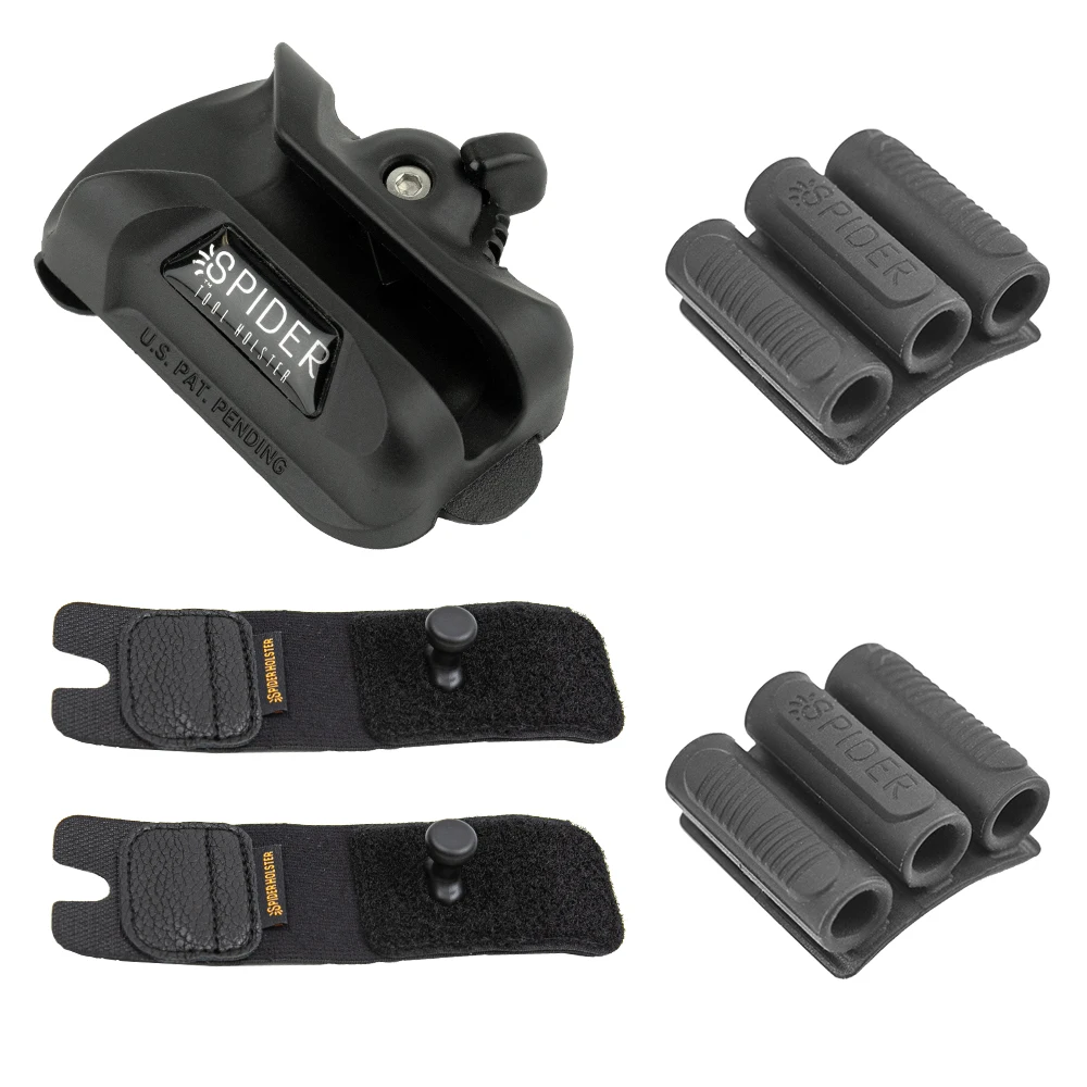 SPIDER TOOL HOLSTER DUAL TOOL KIT 5 Piece Set For Carrying Your Power Drill