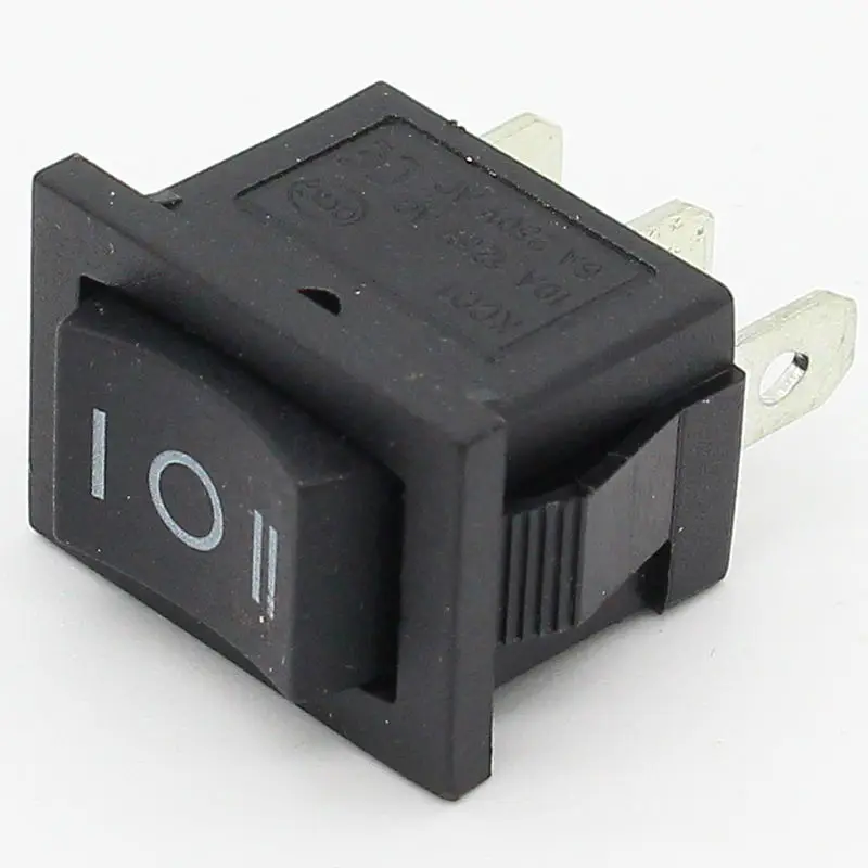 3 position rocker switch 3 pins on off on snap switch 5pcs