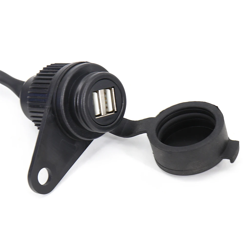 Motorcycle 12V DV For Yamaha MT-07 MT-09 SP Tracer FZ-09 FZ-07 Tracer XSR 700 900 Double USB Charger Adapter Socket Converter