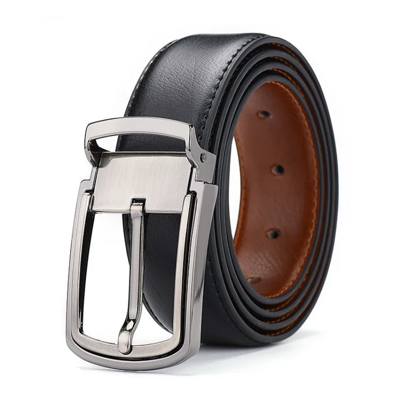 Peikong Men's belt leather belt men male genuine leather strap luxury pin buckle casual men's belt Cummerbunds ceinture homme