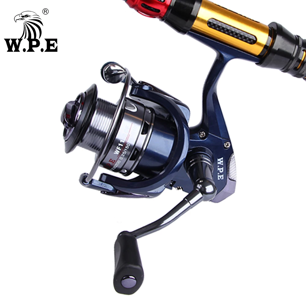 

W.P.E Fishing Spinning Reel W11 Series 30F 40F High Speed 5.5:1 8KG Max Drag Power Carp Fishing Tackle 9+1 Ball Bearings