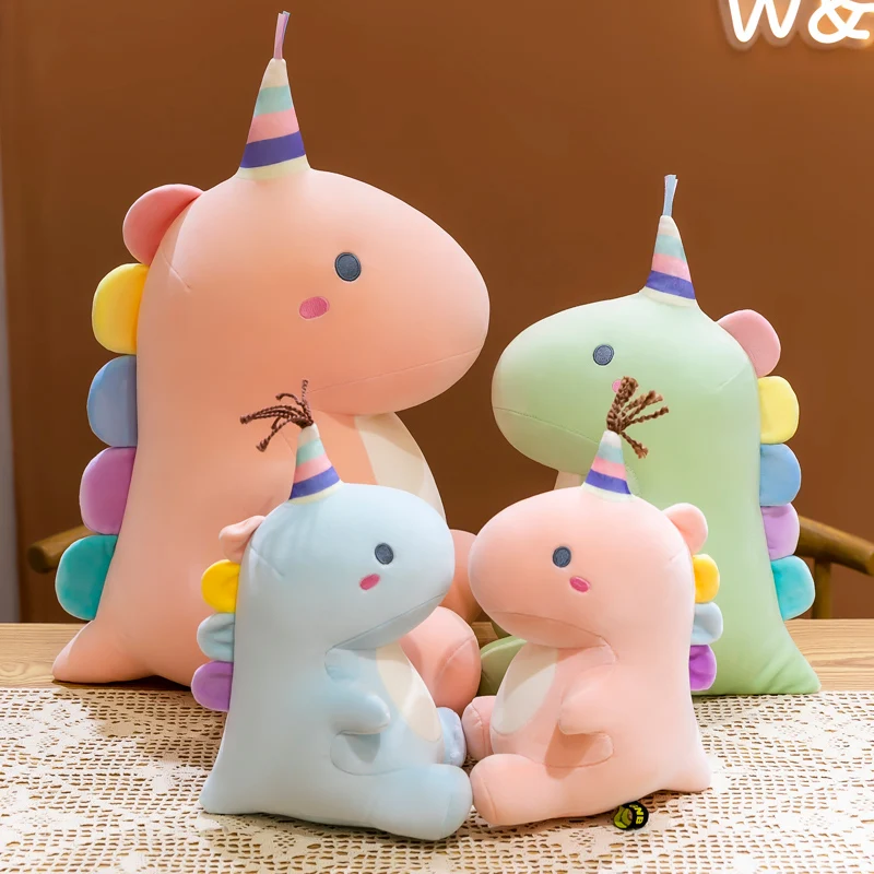 

30/40/50cm New Down Cotton Dinosaur Plush Toys Hobbies Cartoon Dinosaur Stuffed Toy Dolls For Children Boys Baby Birthday Gift