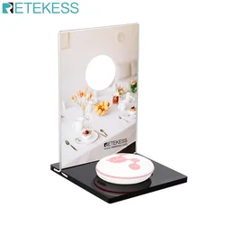 Retekess TD024 Mechanical Desktop Card For Call Button Restaurant Pager Customer Service Wireless Caller Waiter Transmitter Cafe