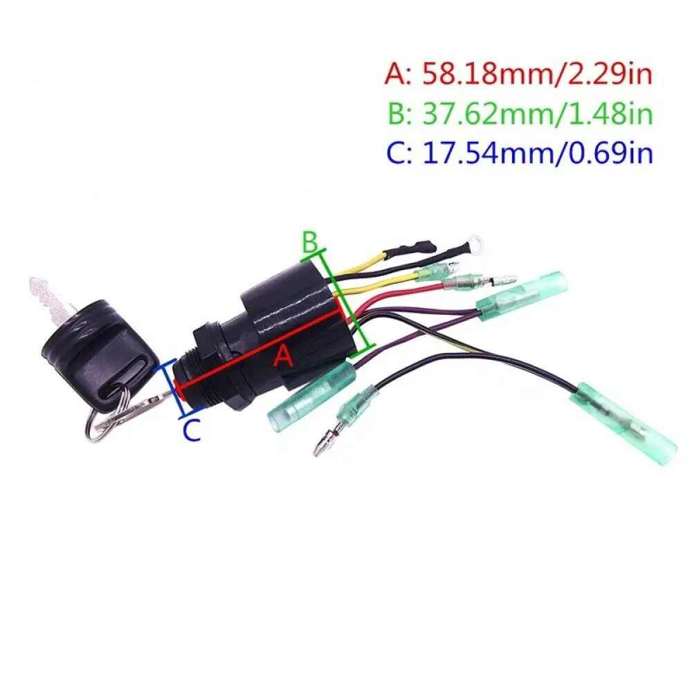 Joli à Clé de Ville pour Moteur de Bateau, pour Moteurs Hors-Bord Mercury 3 Pos S7R1, 87-17009A5