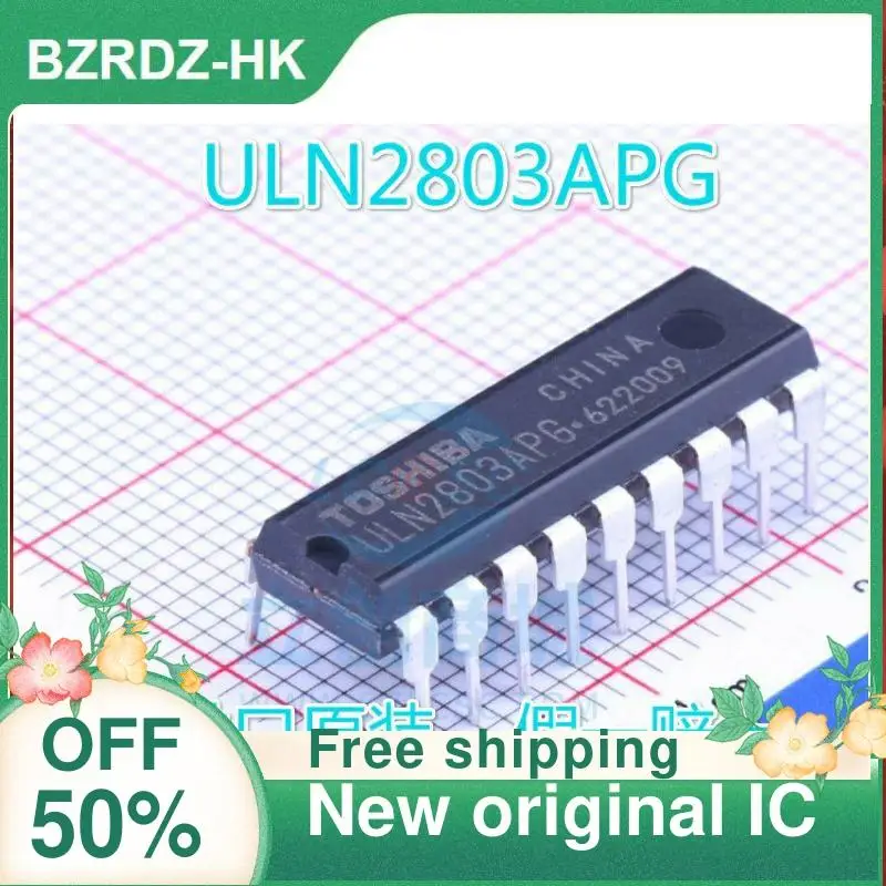 Piezas ULN2803APG ULN2803A ULN2803 DIP18, nuevo IC original, 30 Uds.