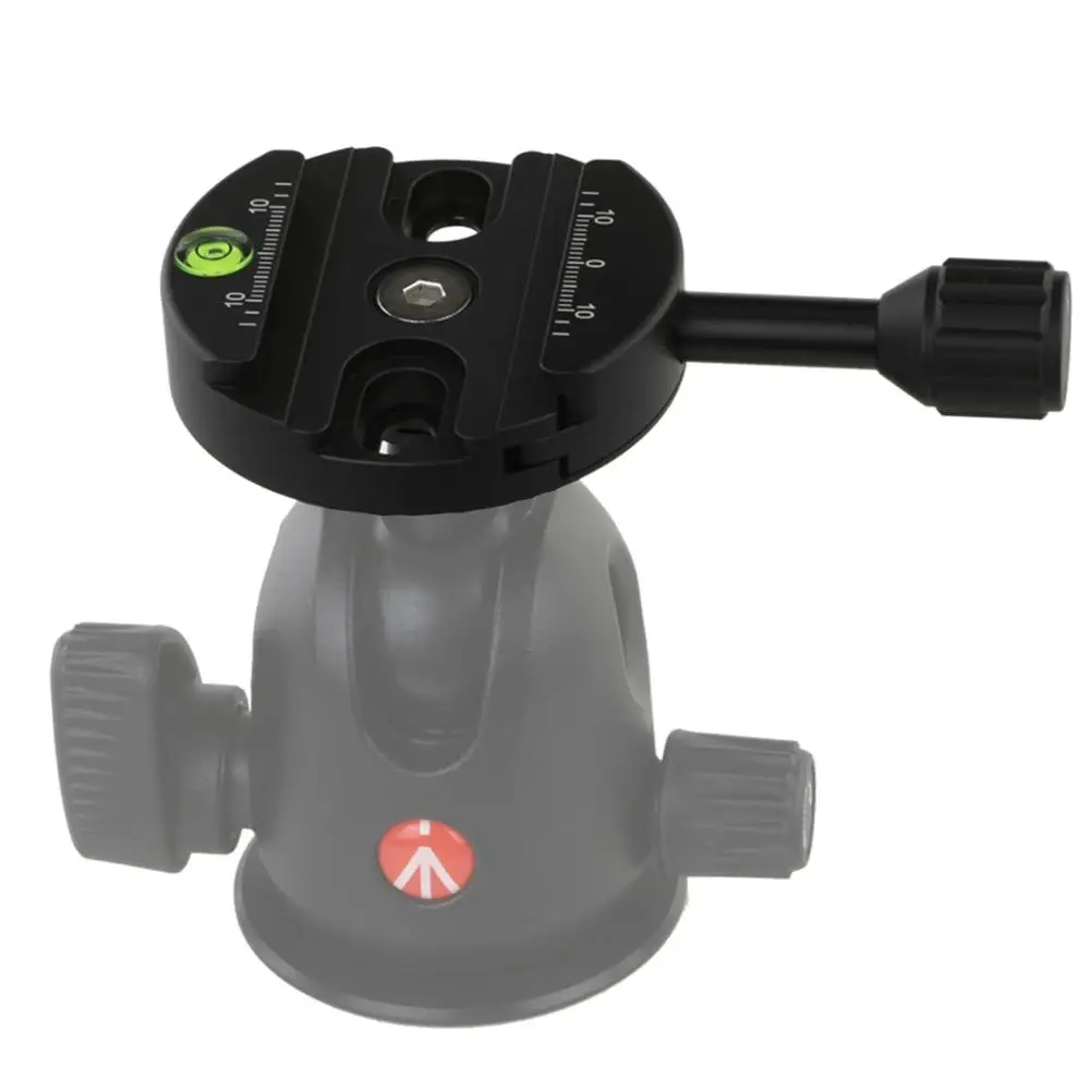 Haoge hg-Combo Boss Adattatore con 64 millimetri Arca-Swiss Compatibile Quick Release Morsetto per Manfrotto Treppiedi Testa A Sfera morsetto di Ricambio