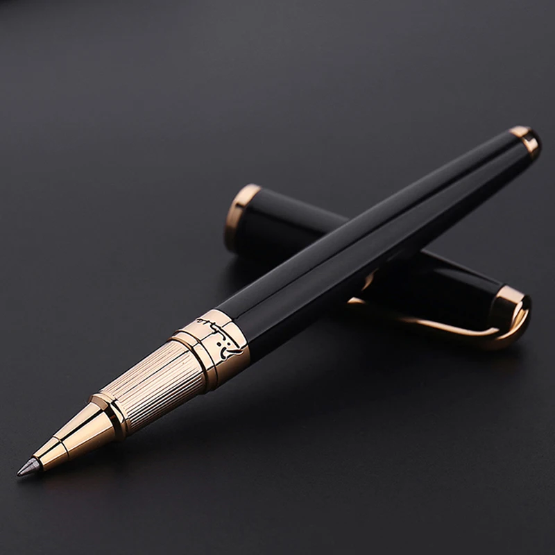 Picasso 918 Classic Pimio Dreamy Polka Black With Gold Clip Rollerball Pen Signature Pen For Business Writing Gift Pen