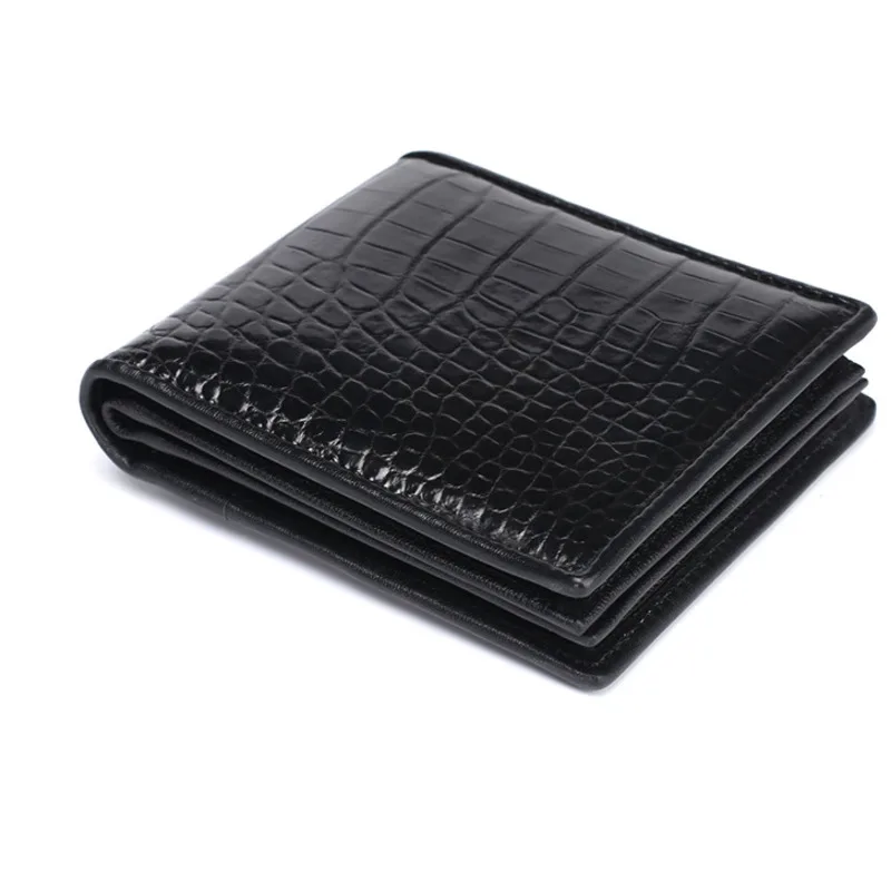 New Men's High Quality Luxury Purse Genuine Leather Leisure Small Wallet Women's Fashion Business Short Multiple Cards Purses 