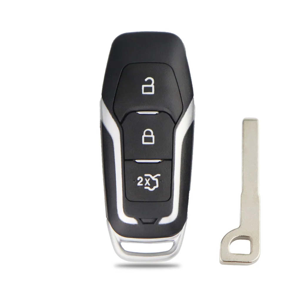 YIQIXIN 3/4/5 Buttons Remote Smart Car Key Shell For Ford Fusion Explorer Edge Mustang Mondeo Kuka 2013-2017 M3N-A2C31243300 Fob