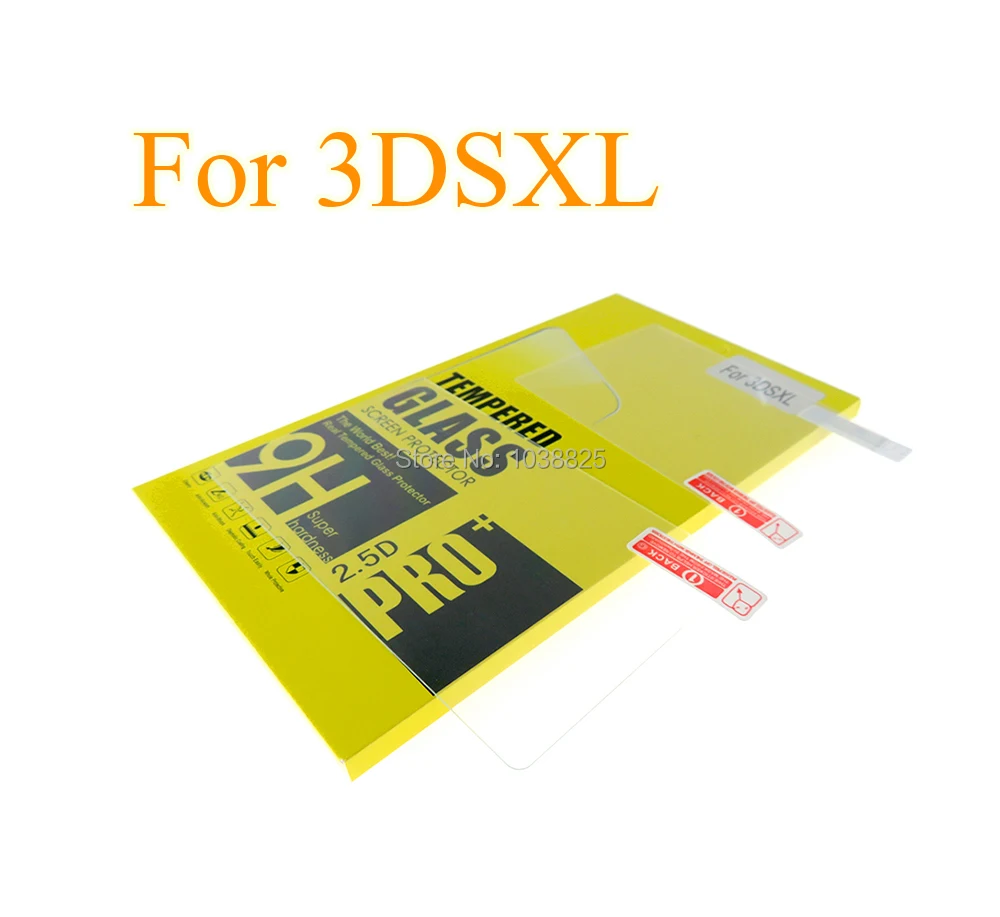 مجموعة واقي شاشة LCD من الزجاج المقوى ، 10 قطع ، غطاء كامل شفاف PET لجهاز Nintendo 3DS XL/LL 3DSXL/3DSLL