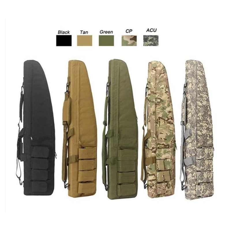 27.5‘’ 35.5‘’ 47‘’ Tactical Hunting Bag Shooting Rifle Gun Protection Shoulder Bag With Cushion Pad Rifle Guns Safety Case Bags