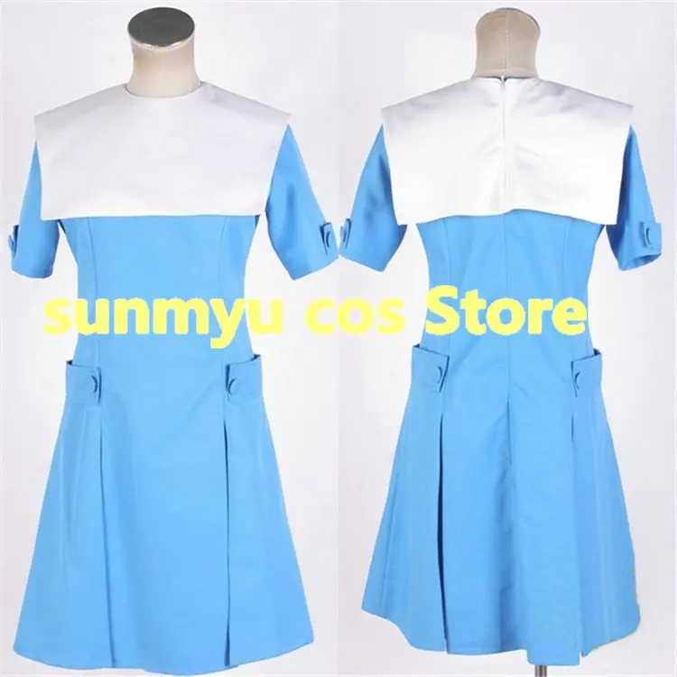 

ZONE-00 Hime Shirayuri uniform clothes Cosplay Costume,Custom Size Halloween performancee