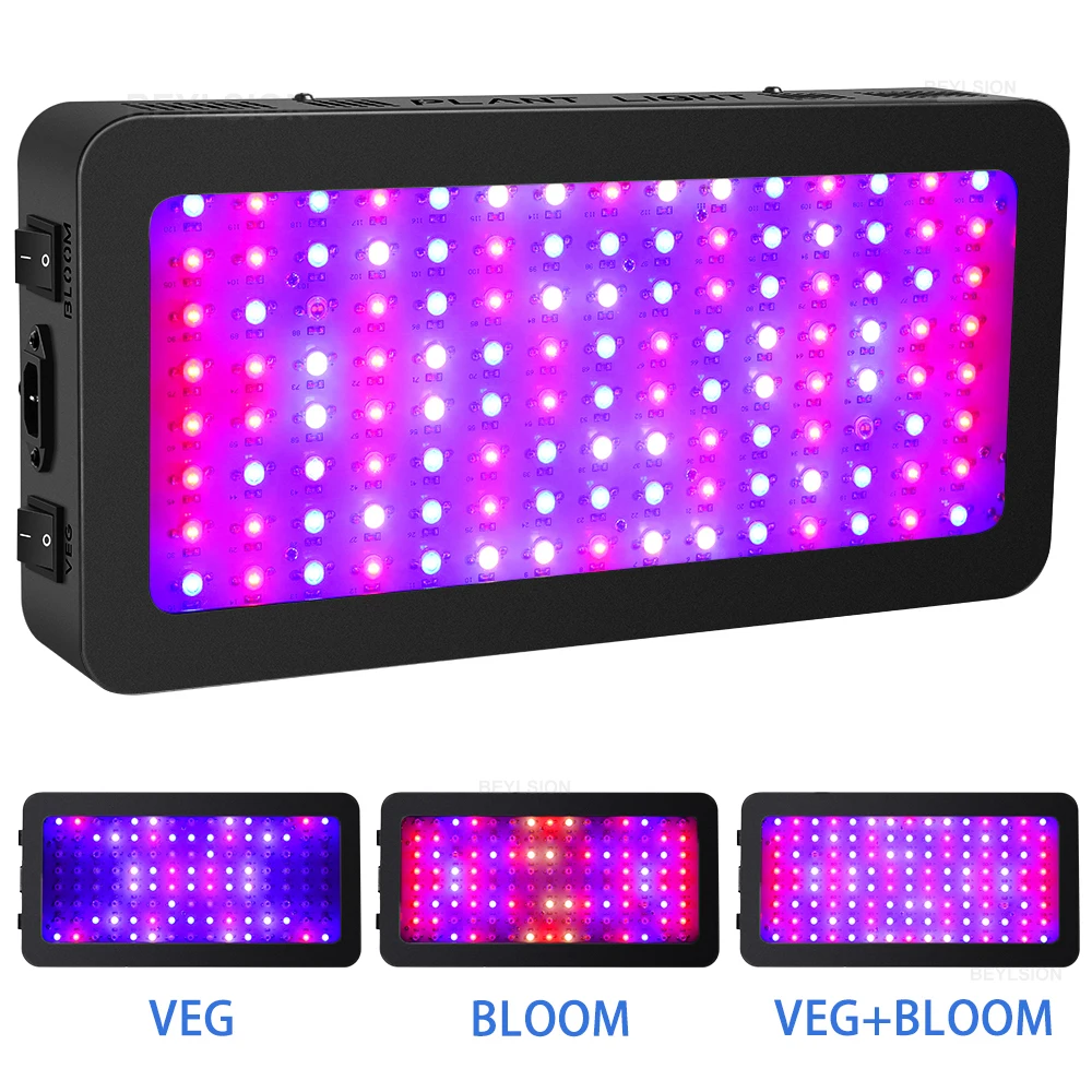 BEYLSION LED Full Spectrum 600W 900W 1200W 1500W Grow Light Growing Lamp For Indoor Grow Tent Plants Seed Veg Bloom