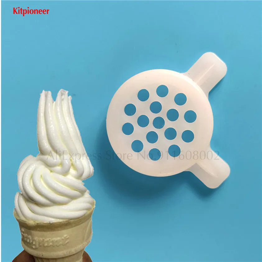 5 Fantastic Modeling Caps Spare Parts Soft Serve Ice Cream Machines Replacement Mold Lids Accessories 29mm