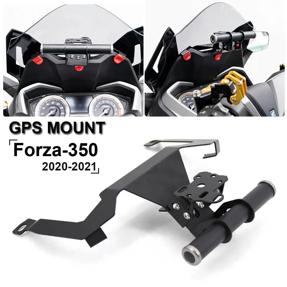 

For Forza350 Motorcycle Accessories 2020 2021 For Honda For Forza 350 Windshied Mount Navigation Bracket GPS Smartphone Holder