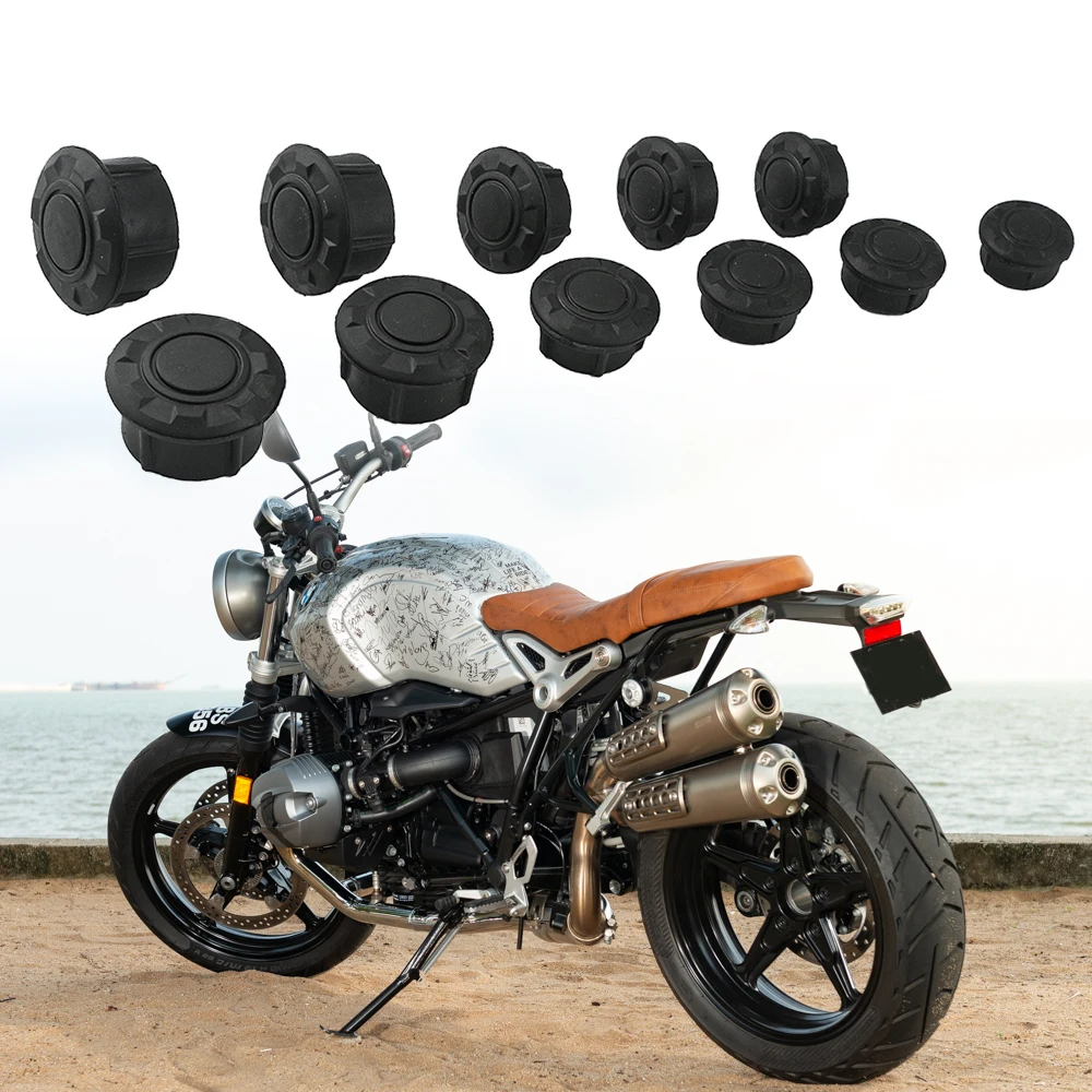 

For BMW R NINE T R NINET R9T R 9 T 9T Pure Racer Scrambler 2014-2020 Motorcycle Frame Cap Frame Hole Cover Caps Plug Decorative