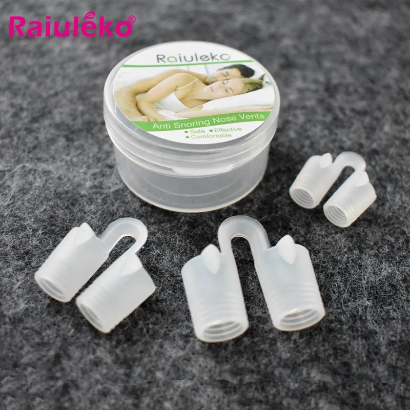 3 Different Sizes Of Medical-Grade Soft Silicone Anti-Snoring Nasal Dilator Ventilation Easy To Breathe Sleep Aid Nose Clip