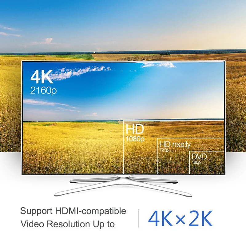 DP إلى HDMI متوافق 4K 1080P ذكر إلى أنثى ديسبلايبورت كابل الكمبيوتر التلفزيون جهاز عرض صغير شاشة التلفزيون بروجيتور ل كمبيوتر محمول Hp