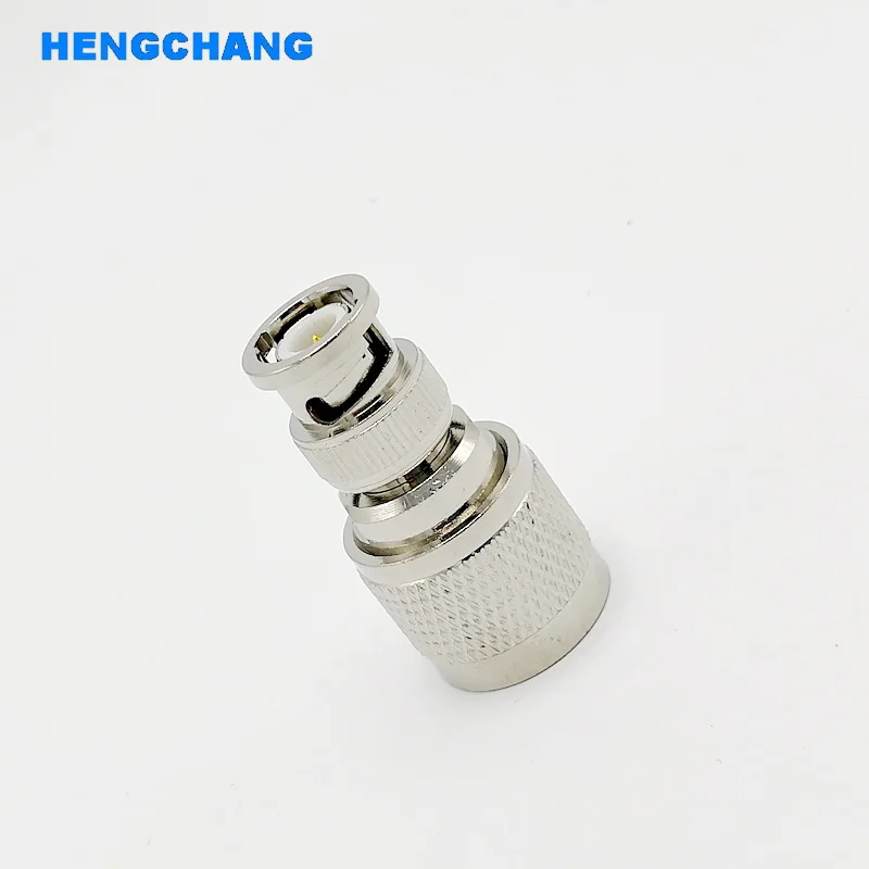 Conexão tipo n para adaptador bnc, conector coaxial rf macho n para bnc 1 peça