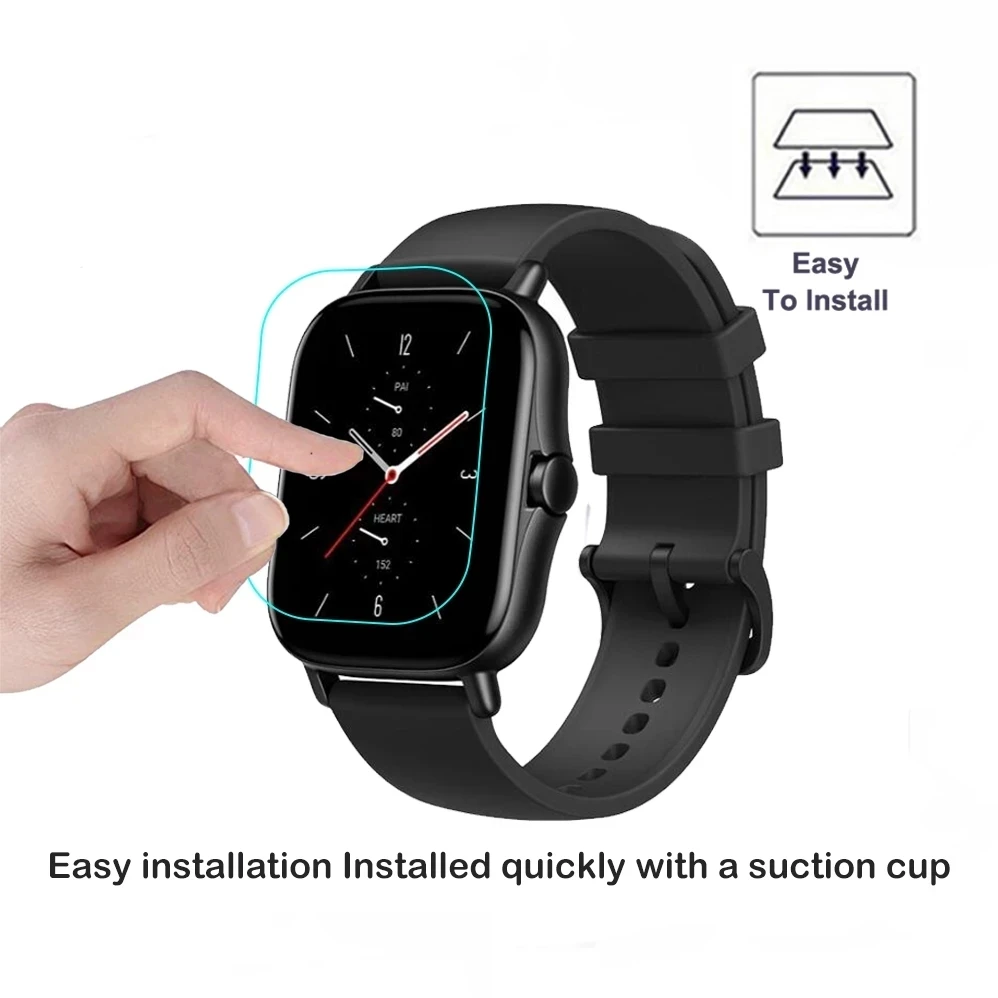 Soft TPU Clear Protective Film For Amazfit GTS 2 Mini gts2 gts 2e Screen Protector Sport Smart Watch GTS 2 Band Film Not Glass